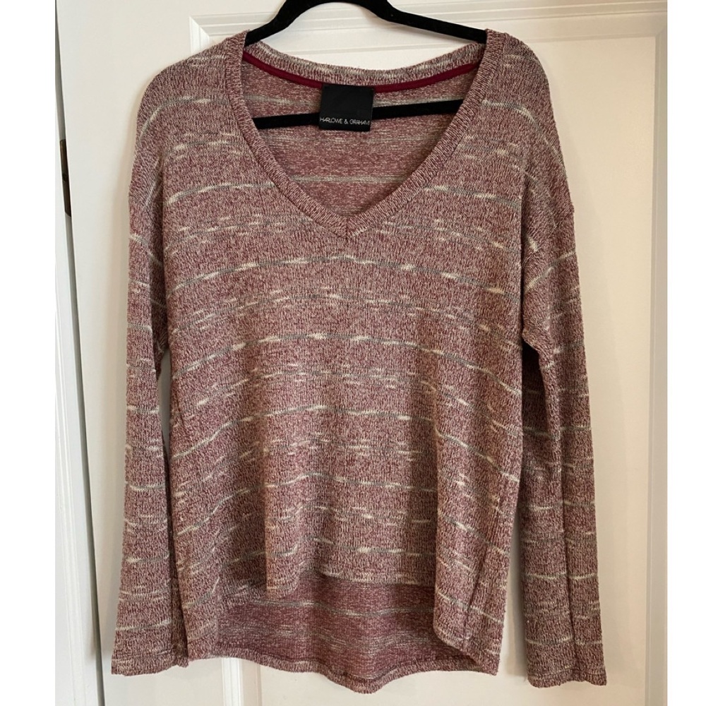 Maroon Harlowe & Graham Sweater from Nordstrom